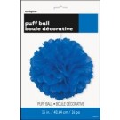 Puff Ball 16" Royal Blue