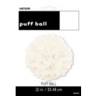 Puff Ball 16" White