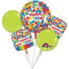 Balloon Birthday Rainbow Foil Bouquet Kit