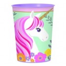 Unicorn 474ml Plastic Cup