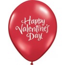 Valentines Script 30cm Printed Balloons