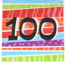 100 Printed 2ply Napkin Pack 25