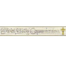 First Holy Communion Foil Banner
