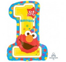 Sesame Street 1st Birthday Shape Foil