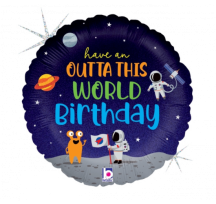 Outta This World Birthday 18" Foil