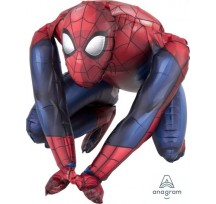 Sitting Spiderman (38cm 38cm) Foil Licensed Shape Balloon