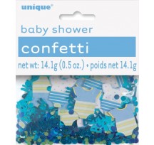 Baby Shower Confetti  Blue Dots