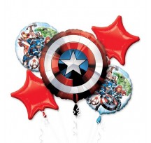 Avengers Shield Balloon Bouquet Kit
