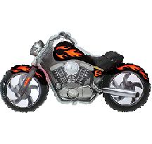 Motorcycle 35" Supershape Foil