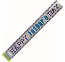 Happy Father's Day Unique Foil Banner 3.65M