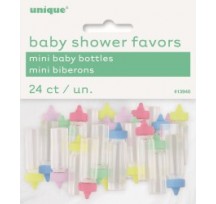Baby shower favors - Mini baby bottles 24pk