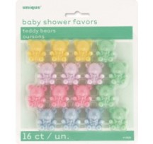 Baby shower favors - Teddy Bears 16pk