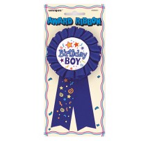 Birthday Boy Award Ribbon Badge