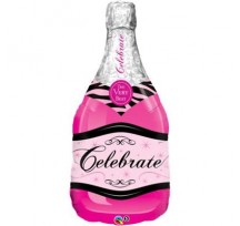 Celebrate Pink Bubbly Supershape