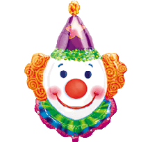 Juggles Clown Shape Foil Balloon