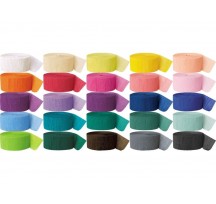 Crepe Streamer 30m - Assorted Standard Colours