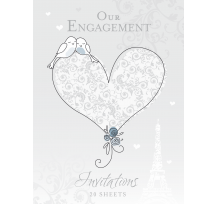 Our Engagement- Invitation Pad - 20 Sheets