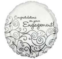 Engagement Congratulations 18" foil balloon