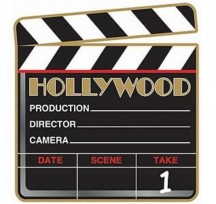 Hollywood Clapboard Cutout 10.5'' (26cm)
