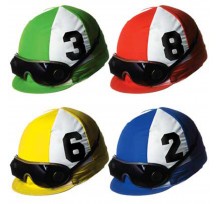 Jockey Helmet Cutouts 4pcs