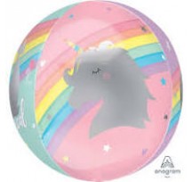 Unicorn Magical 15" Orbz Balloon