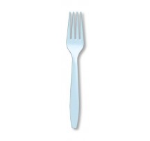 Light Blue Plastic Forks P25