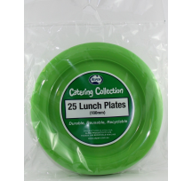 Lunch Plate Pk25 Lime Green