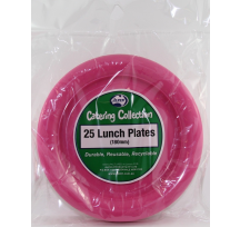 Lunch Plate Pk25 Magenta
