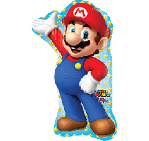 Mario Bros Shape Foil Balloon