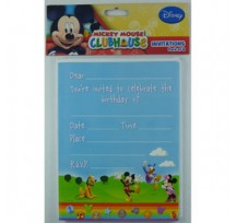 Mickey Mouse Clubhouse Invites 8pk
