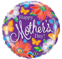 Mothers Day Botanical 18" foil balloon 