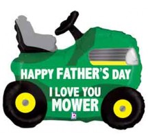 Happy Fathers Day Mower Supershape foil