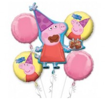 Peppa Pig Balloon Bouquet Kit