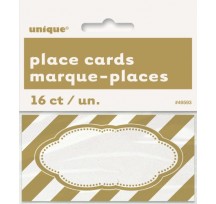 Place Cards Gold 16pk