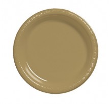 Lunch Plate Pk25 Gold