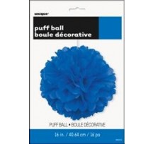 Puff Ball 16" Royal Blue