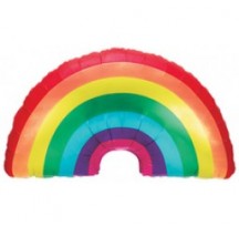 Rainbow 36" Shape Foil Balloon