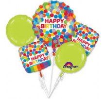 Balloon Birthday Rainbow Foil Bouquet Kit