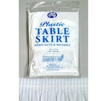 Table Skirt (426x73cm) White 