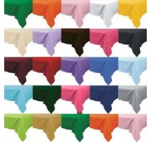 Tablecloth Plastic Tablecovers Rectangle - Assorted Colours