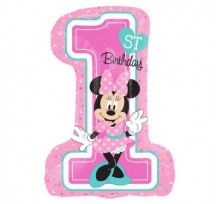 Disney Minnie 1st Birthday SuperShape