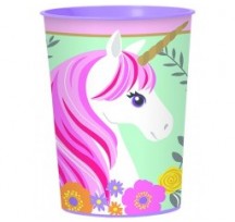 Unicorn 474ml Plastic Cup