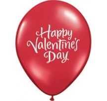 Valentines Script 30cm Printed Balloons