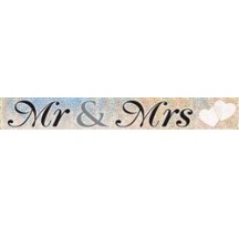 Mr & Mrs Foil Baner