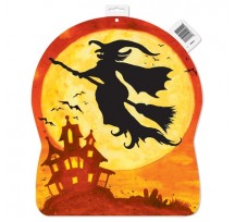 Witch Flying Cutout