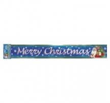 Merry Christmas Foil Banner 3.65m